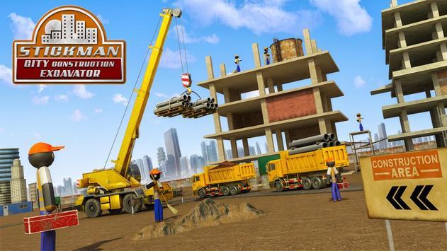 火柴人城市bmw宝马在线电子游戏建设挖掘机